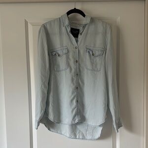 Chambray Button-Up Shirt